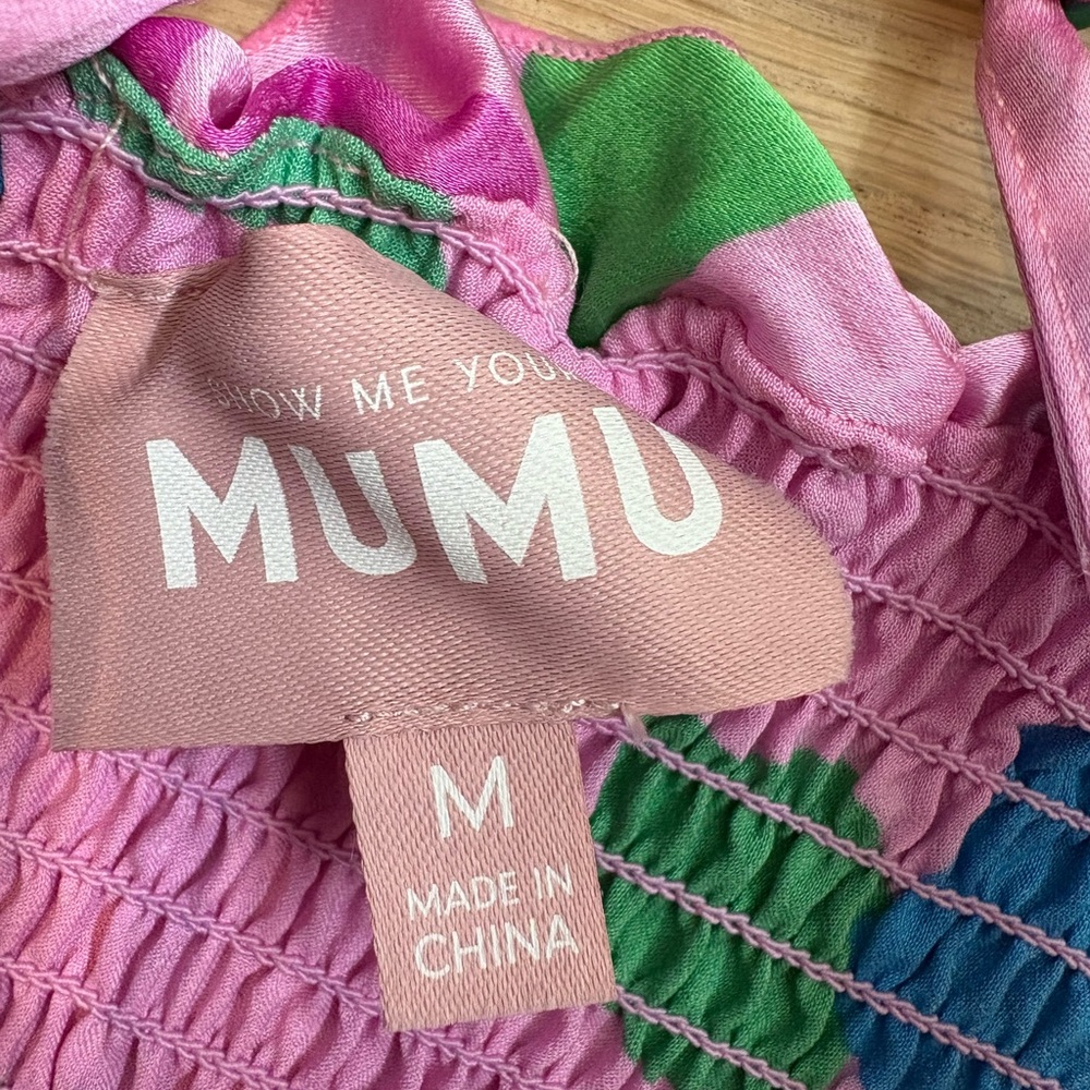 Show Me Your Mumu Floral layered Dress- size M - Picture 3 of 4